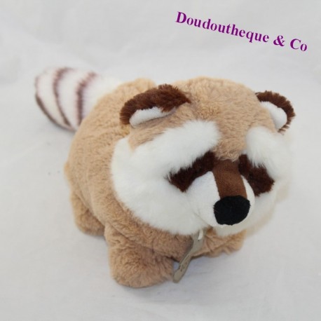 Plüschtier Waschbär Geschichte beige Bären weiß HO2081 24 cm Plüschtier Waschbär Geschichte beige Bären weiß HO2081 24 cm