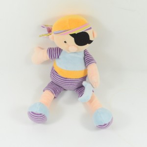 Peluche garçon pirate TEDDYKOMPANIET BASTAD sabre 32 cm