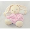 Rabbit comforter KALOO Feather pink brown 20 cm