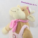 BENGY pink beige overalls sitting 24 cm