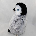 PELLE pinguino NATURE PLANET pinguino grigio bianco 23 cm