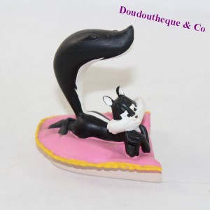 Figurine Pénélope la chatte WARNER BROS Les Looney Tunes Pépé le Putois statuette en résine 8 cm
