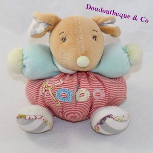 KALOO Bliss Mausball Kuscheltier mit Glockenstreifen 13 cm