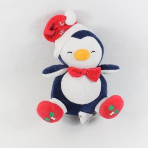 Peluche pingouin SERGENT MAJOR habit noel 20 cm