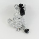 Peluche Marmot creazioni DANI screziato marrone grigio bianco 20 cm