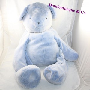 Gran oso de peluche DOUDOU Y COMPAGNIE Me encanta mi softie azul DC3181 70 cm