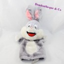 Puppet Fluff Bugs Bunny Rabbit WARNER BROS The Looney melodie grigie 25 cm