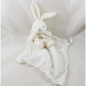 Doudou rabbit Lange KALOO White Pearl Kaloodoo 12 cm