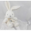 Doudou rabbit Lange KALOO White Pearl Kaloodoo 12 cm