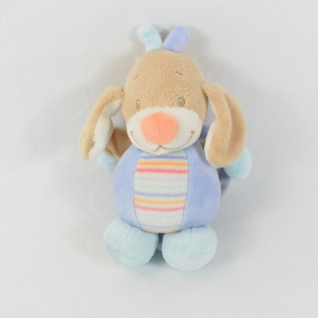 Doudou Plat PAN PAN DISNEYLAND En Velours Gris l'Ami Lapin de Bambi 