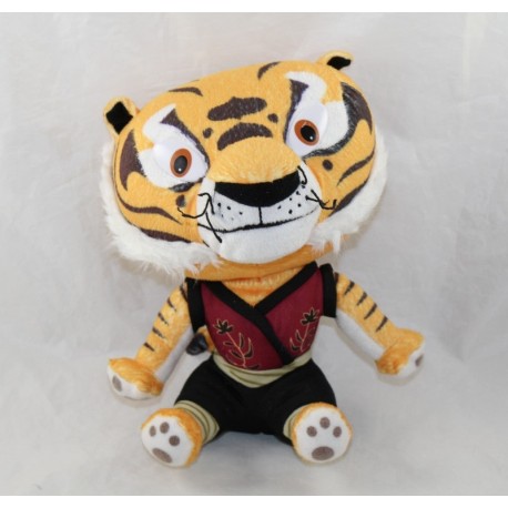 Peluche Kung Fu Panda tigre DREAMWORKS Maitre Tigresse big headz 22 cm
