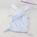 Doudou flaches Kaninchen KORN WEIZEN blau und weiß Stern 20 cm