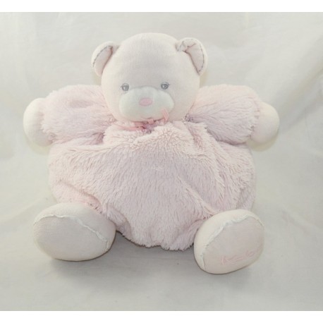 Peluche patapouf bear KALOO Pearl patapouf light pink teddy bear 30 cm