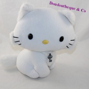 Plüsch Katze SANRIO Charmykitty weiß sitzen 24 cm