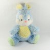 Teddy rabbit NOUNOURS vintage white green tongue pulled 32 cm