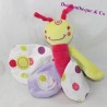 Doudou butterfly ORCHESTRA heart bell 18 cm