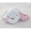 Musical dolly rabbit TEX BABY reclining star pink white 26 cm