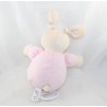 Peluche musicale lapin SIMBA TOYS BENELUX rose Laline étoiles Nicotoy 21 cm