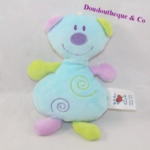 Doudou semi plat bär BABY CLUB C&A spiralen 16 cm