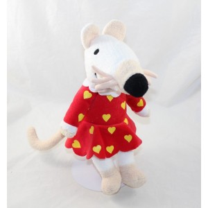 Peluche Mimi la souris AUGUSTA DU BAY robe rouge Maisy 30 cm Lucy Cousins 2002