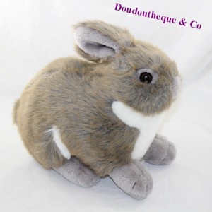 Clásico gris marrón ANIMA conejo 33 cm