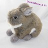 Classic grey brown ANIMA rabbit 33 cm
