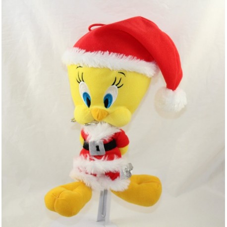 Canary wither Titi PLAY BY PLAY Looney Tunes Titi and grosminet Santa Claus 26 cm