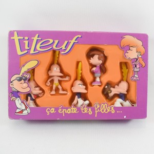 Coffret figurine Titeuf PLASTOY N° 1 5 Figurines "ça épate les filles"