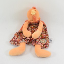 Doudou puppet Félicie hen MOULIN ROTY family 25 cm