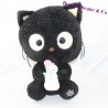 Gato peluche SANRIO Chococat muñeco de nieve negro 32 cm