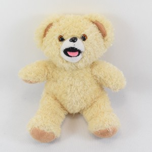 Peluche publicitaire ours CAJOLINE beige 26 cm