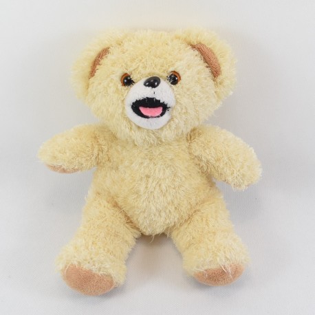 Advertising plush bear CAJOLINE beige 26 cm