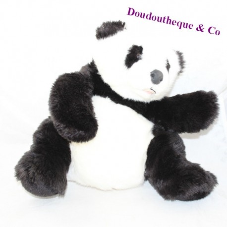 Morbido panda bianco SOFT FRIENDS capelli lunghi 38 cm