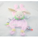 Doudou Cape Kaninchen DOUDOU und Tatoo-Kompanie, wo bist du Doudou? DC3145 rosa 25 cm