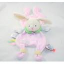 Doudou cape rabbit DOUDOU AND COMPAGNY Tatoo Where are Doudou? DC3145 pink 25 cm