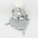 Flat Doudou orso MAX - SAX coniglio grigio coniglio grigio fosforescente stelle Carrefour