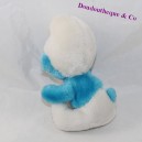 Piccolo peluche Puffo Peyo Puffi vintage blu bianco 15 cm