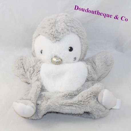 Doudou puppet penguin SIMBA TOYS white grey 23 cm