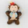 Doudou puppet monkey MAISONS OF WORLD circus 26 cm