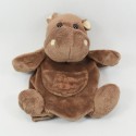 Títerdou hipopótamo HISTORIA DE OURS marrón 22 cm