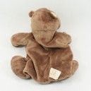 Doudou puppet hippopotamus HISTORY OF OURS brown 22 cm
