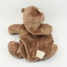 Doudou Puppe Nilpferd GESCHICHTE VON UNSEREN braun 22 cm