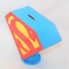 Tirelire Superman DC COMICS super héros sigle S Pvc 16 cm