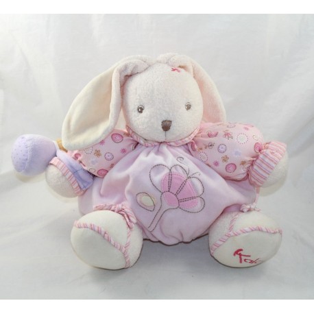 Plüsch Patapouf Kaninchen KALOO Lilirose Blume Mutter Hase und Baby Bären 29 cm