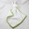 Doudou conejo plano NANJING KESTREL Acción campana verde blanca 47 cm