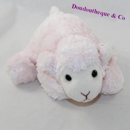 Cachorro de oveja rosa alargado 22 cm