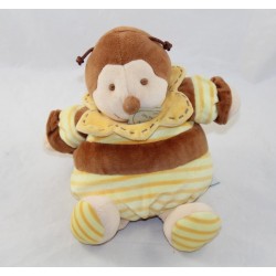 Doudou puppet bumblebee Pompon DOUDOU AND COMPAGNIE The Z'amigolos yellow brown 26 cm