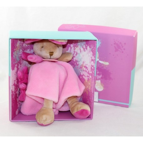 Conejo Doudou DOUDOU Y COMPAGNY Pink Graffitis Bear DC2558 NEUF