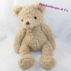 TeddyBär BEIGE BÄREN GESCHICHTE Lange Haare 34 cm