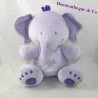 Elefante púrpura suave SOFT FRIENDS sentado 20 cm
